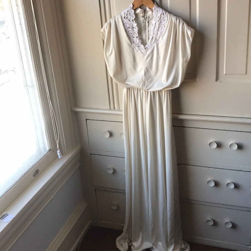 Vintage 70s Wedding Dress